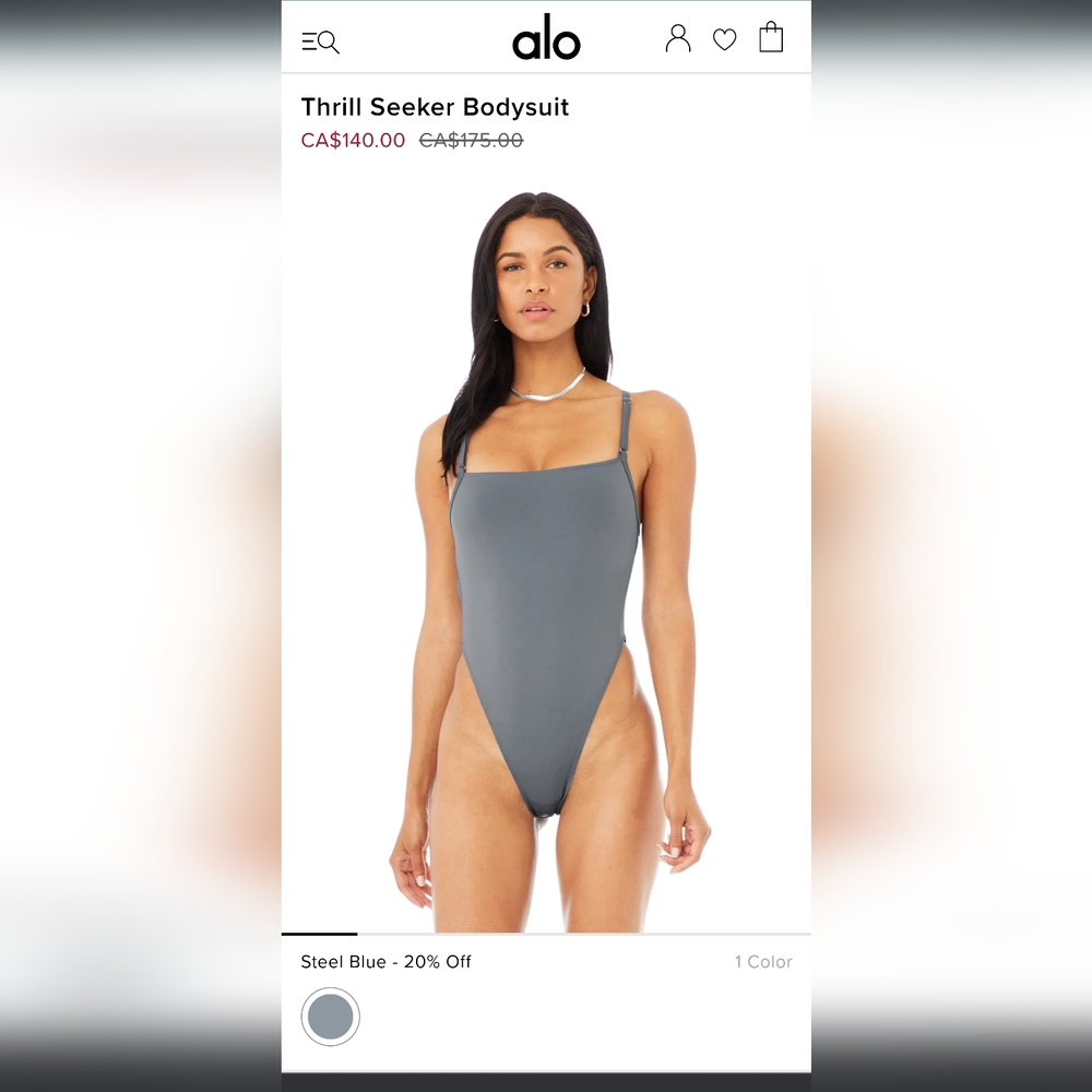 BRAND NEW ALO Thrill Seeker Bodysuit